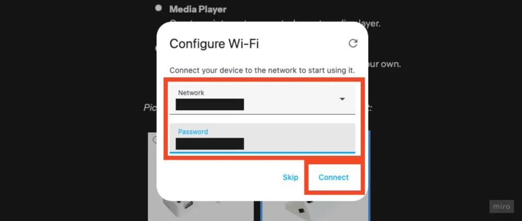 ESP32-S3-BOX-3 deploys Home Assistant localized voice assistant, 3 personalized teaching methods – Home Assistant step-by-step teaching EP 10 23 輸入家中的 WiFi 連線資訊並點擊「Connect」