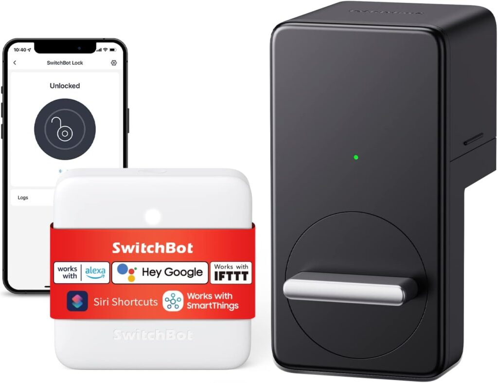 Smart home wants to save money but doesn’t want to buy Chinese products? Amazon Smart Home Products Promotion 8 Recommended Products 11 SwitchBot Smart Lock WiFi, Keyless Entry Door Lock, Smart Door Lock Front Door, Electronic Smart Deadbolt